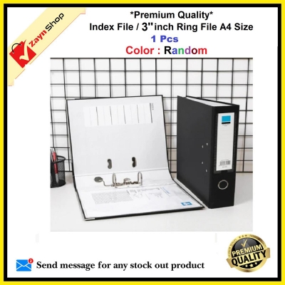 Picture of Index File / Premium Quality  3 inch 2 Ring File / Data Bank Ring File Random Color 1pcs