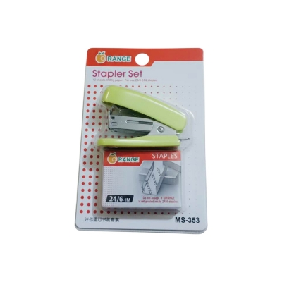 Picture of Mini Stapler Set with Stapler Pin (24/6)-Random Color -1pcs