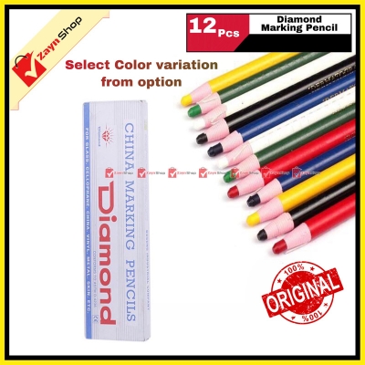 Picture of Diamond China Marking Color Pencil pack of 12 pcs