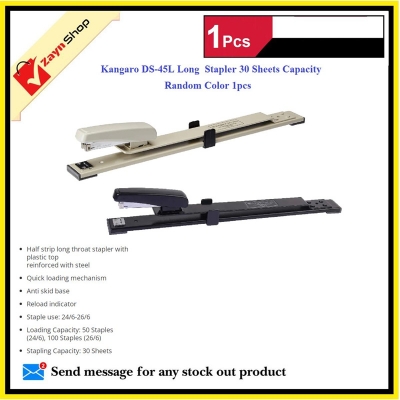 Picture of Kangaro DS-45L Long  Stapler 30 Sheets Capacity Random Color 1pcs