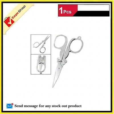 Picture of Fold able Stainless Steel Scissors Sewing Spin Cutter Small Size 1 pcs