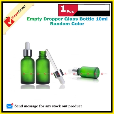 Picture of Empty Dropper Glass Bottle 10 ml Random color 1 pcs