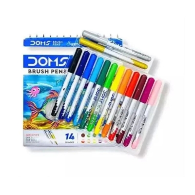 Picture of DOMS Brush Pens Colour 14 Shades