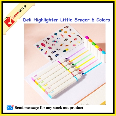 Picture of Deli Highlighter Little Srnqer 6 Colors, Model:-U13-6C
