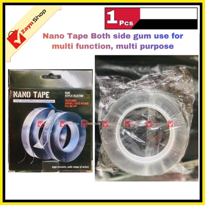 Picture of Nano Tape Double Sided Adhesive  use for Multi Function Multi Purpose 1pcs