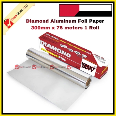 Picture of Diamond Aluminum Foil Paper 300mm x 75 meters 1 Roll