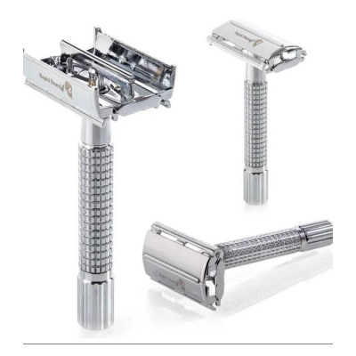 Picture of Safety Razor Stainless Steel Double Edge Men's Comfortable Safety Shaving Razor(Silver)