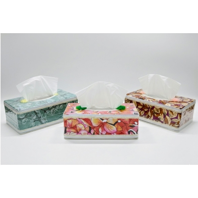 Picture of Tissue Box Holder Normal Quality plastic Random color 1 pcs