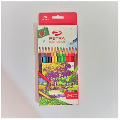 Picture of Petra Color Pencils Large 12+1 Colors shade 1pkt