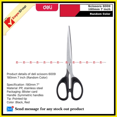 Picture of Deli scissors 180mm 7 inch 6009 (Random Color)
