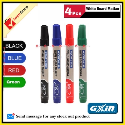 Picture of GXin White Board Marker Pen  4 colors pack of 4 pcs