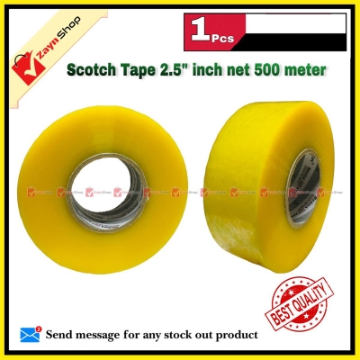 Picture of Scotch Tape 2.5 inch net 500 Meters ( Transparent ) 1pcs