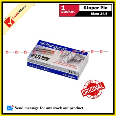 Picture of Kangaro Stapler Pins Size 24/6  1 Packet