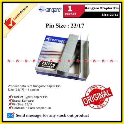 Picture of Kangaro Stapler Pin Size 23/17 1 packet