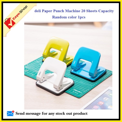 Picture of Deli Paper Punch Machine 20 Sheets Capacity 0137 Random color 1pcs