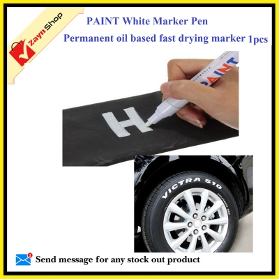 Picture of PAINT White Marker Pen, Permanent oil based fast drying marker 1pcs