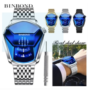 Picture of Inspired by BINBOND New Quartz men's watch trend market watch style locomotive concept watch For men
