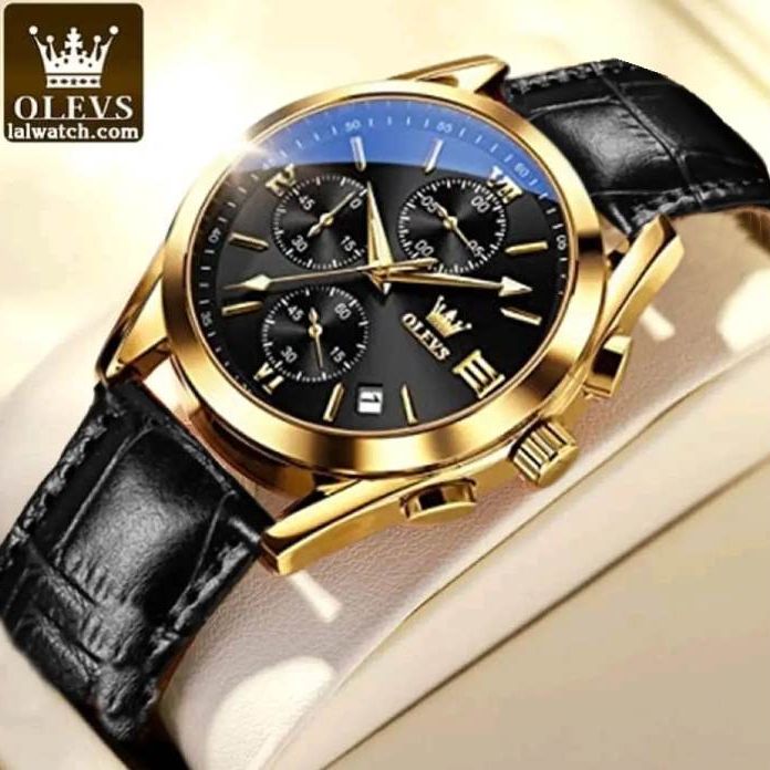 Picture of Inspired by olevs Leather Quartz Fashion Watch for Men