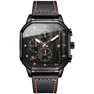 Picture of Square Skeleton Quartz Watch For Men