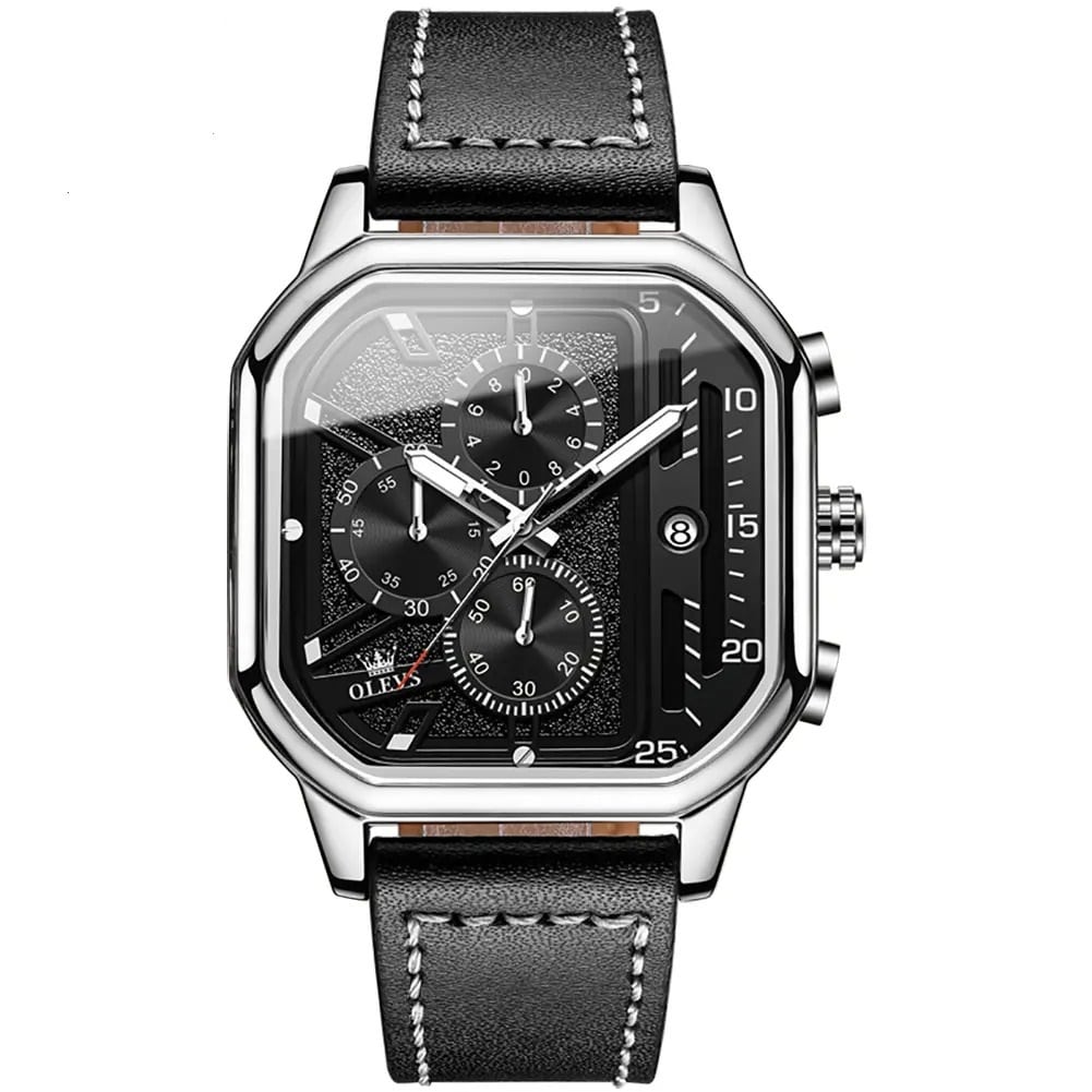 Picture of Square Skeleton Quartz Watch For Men