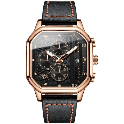 Picture of Square Skeleton Quartz Watch For Men