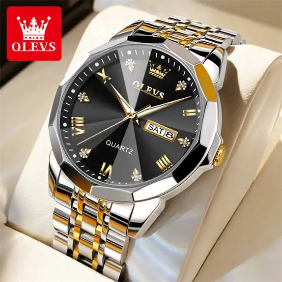 Picture of Inspired by COPY Olevs 9931 New Business Quartz Watch For Men Luxury Diamond Dial Waterproof Stainless Steel Strap Men Wristwatch