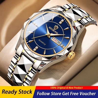 Picture of Inspired by podeghar New Fashion Business Men's Watch Waterproof Tungsten Steel Calendar Quartz Wrist Watch Fashion Casual Watch