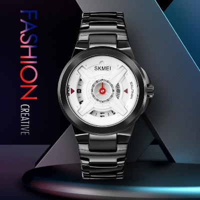 Picture of Upgrade Your Wristwear with the SKMEI 1699 Men's Stainless Steel Wrist Watch - Luxury Quartz Brand Clock - Very Comfortable And Fashionable