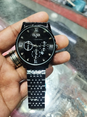 Picture of Inspired by OLi-VS Luxury Men's Watch Stainless Steel Strap Quartz Watch Casual Chronograph Luminous Waterproof Watch for Men - 2868