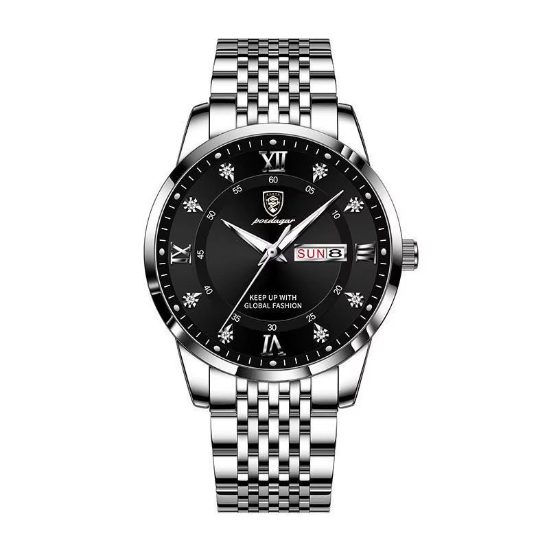 Picture of PDR Luxury Top Brand Waterproof Enlightened Date Week Sports Japan Movement Stainless Steel 836 - Very Comfortable And Fashionable, Easy To Clean