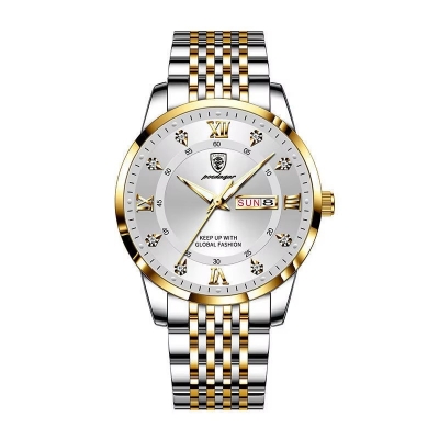 Picture of PDR Luxury Top Brand Waterproof Enlightened Date Week Sports Japan Movement Stainless Steel 836 - Very Comfortable And Fashionable, Easy To Clean