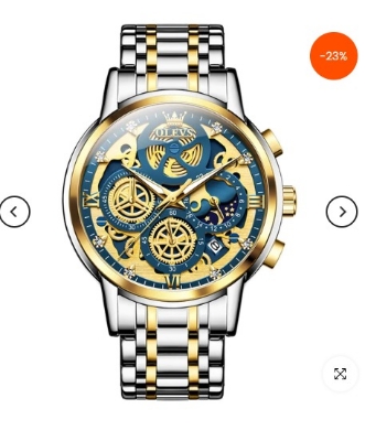 Picture of Inspired by olevs 9947 Top Luxury Brand Chronograph Stainless Steel Wristwatch For Men - Watch