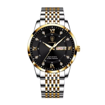 Picture of Inspired by podeghar Luxury Top Brand Waterproof Enlightened Date Week Sports Japan Movement Stainless Steel 836 - Very Comfortable And Fashionable, Easy To Clean