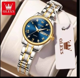 Picture of Inspired byolevs  Luxury Watches Men Waterproof Fashion Sports Watch Stainless Steel Blue Military Quartz Wristwatch Male Clocks