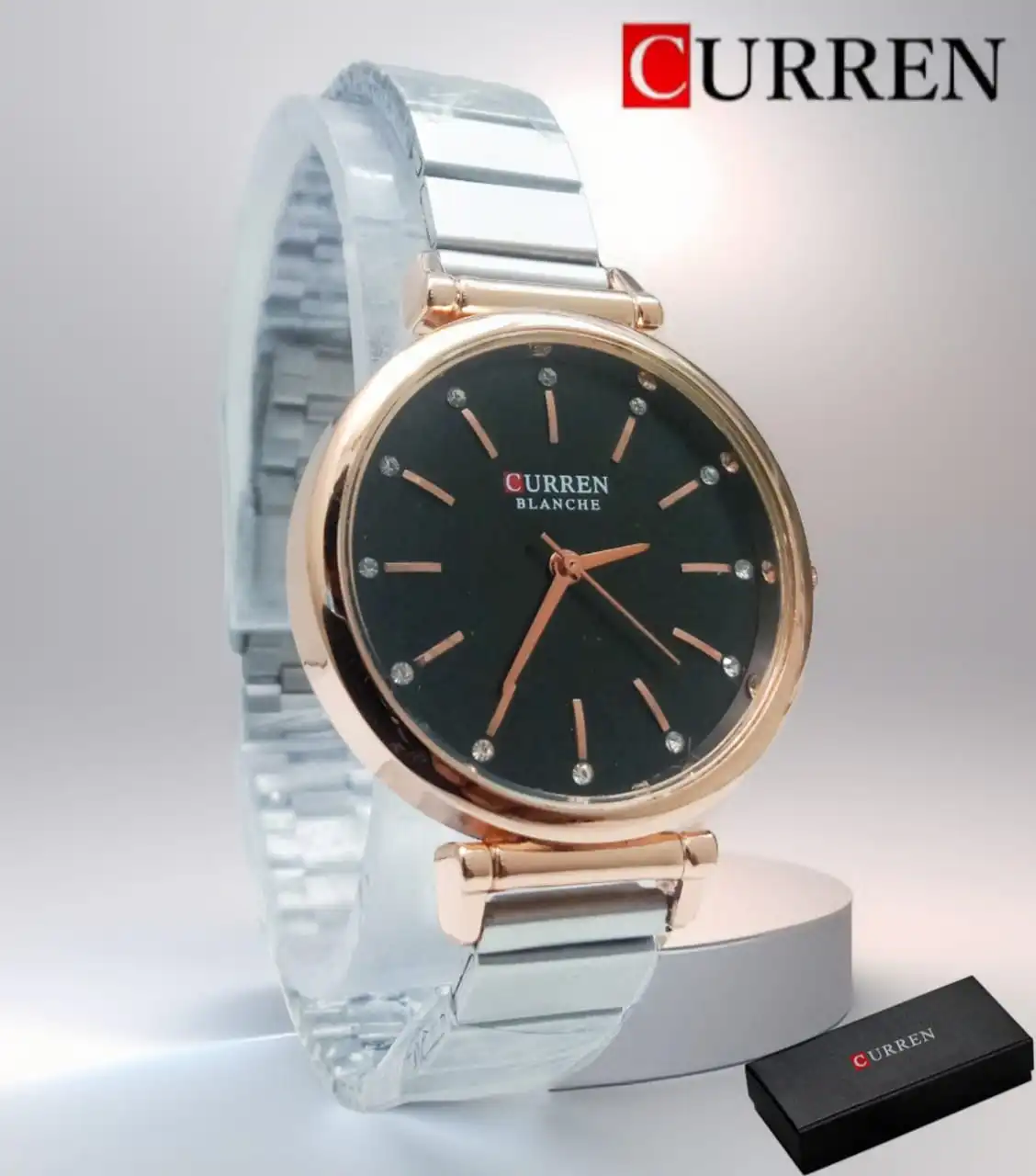 Picture of Cur-ren 9081 Stainless Steel Analog Watch For Women Silver