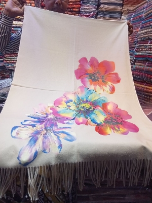 Picture of girls joypuri shal linen kashmiri fabric made very much fashionable and comfortable