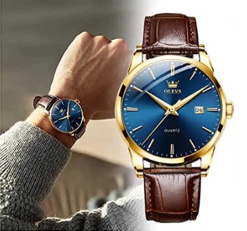 Picture of Inspired by LEATHER bELT  Fashion rr Leather Waterproof Analog Quartz Watch For Men - Watch For Men - Watch For Men