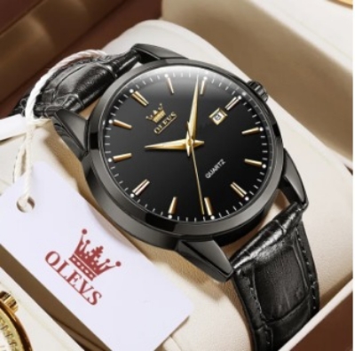 Picture of Inspired by LEATHER bELT  Fashion rr Leather Waterproof Analog Quartz Watch For Men - Watch For Men - Watch For Men