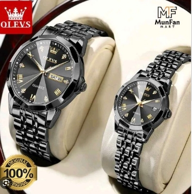 Picture of Inspired by 9931 couple set luxury fashion waterproof stainless steel imported quartz movement wrist-watch for couple