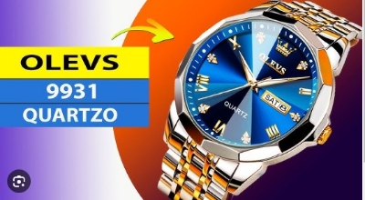 Picture of Oli-vs 9931 new luxury fashion stainless steel imported quartz movement wrist-watch for men - Watch ( Blue )