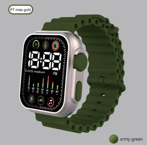 Picture of 2024-New Ultra Waterproof -LED Button Series Men Women belt & battery system watch with Smart box.