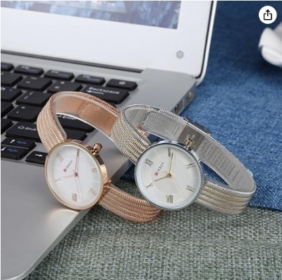 Picture of Inspired by CNN-Women's Girls Sports Waterproof Stainless Steel Quartz Wrist Watch 9020