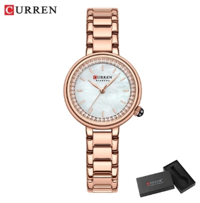 Picture of Inspired by CN Ladies Watch Luxury Top Brand Quartz Watch Stainless Steel Watch Sports Waterproof Simple Ladies Watch Reloj Mujer