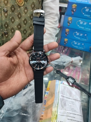 Picture of New luxury fashion leather belt wrist-watche for men only Halping Hands BD.