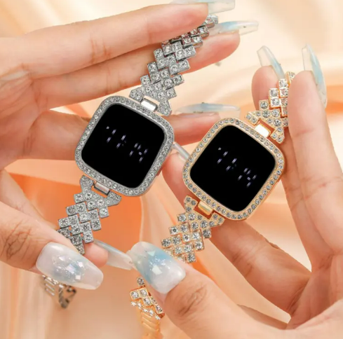 Picture of Timeless Beauty - Discover a Style Fashion Square Diamond Watch for Women that's an Elegant Accessory and a Timepiece