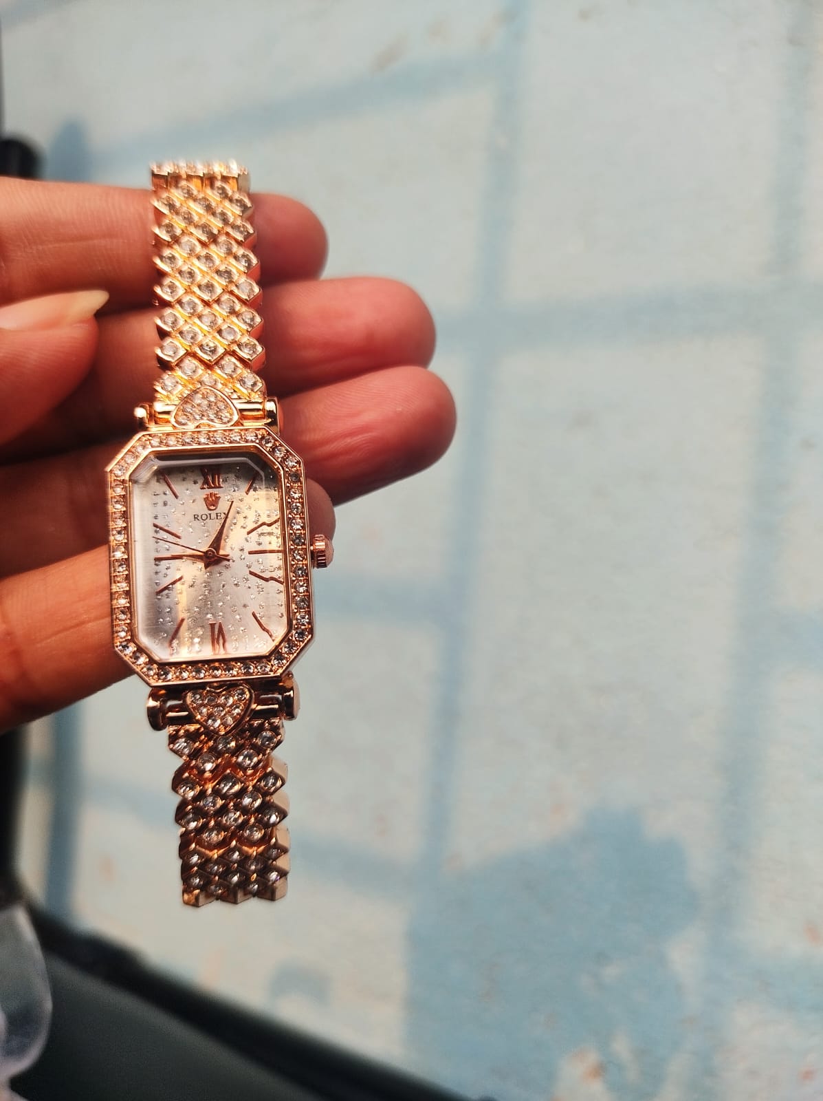 Picture of Inspired by Ro-lex- update Ro-lex Bracelet Set Square  Sky Star  Diamond Women's Watch