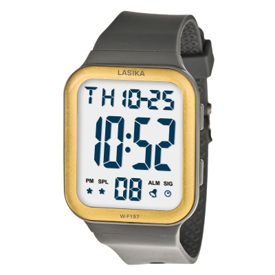 Picture of Inspired by New Lasika W-F157 Digital Sports Watch for Men Apple Watch Electronic Waterproof Wristwatch Stopwatch Alarm #157