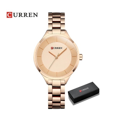 Picture of CURREN 9015 WATCH WOMEN WATCHES STAINLESS STEEL LADIES WOMEN'S WATCH WOMEN 2018 LUXURY GOLD COLOR FASHION