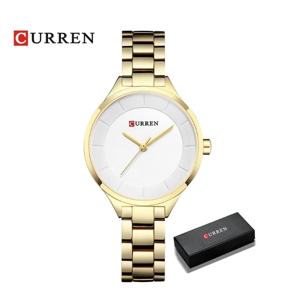 Picture of CURREN 9015 WATCH WOMEN WATCHES STAINLESS STEEL LADIES WOMEN'S WATCH WOMEN 2018 LUXURY GOLD COLOR FASHION