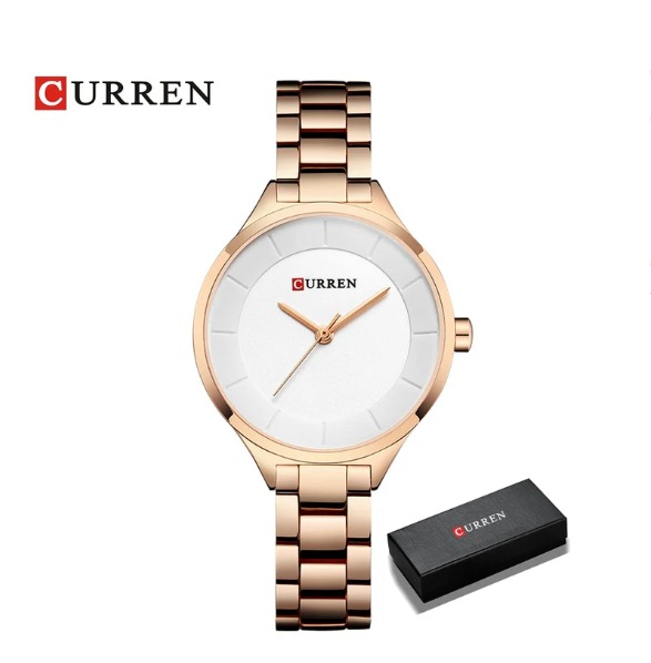 Picture of CURREN 9015 WATCH WOMEN WATCHES STAINLESS STEEL LADIES WOMEN'S WATCH WOMEN 2018 LUXURY GOLD COLOR FASHION